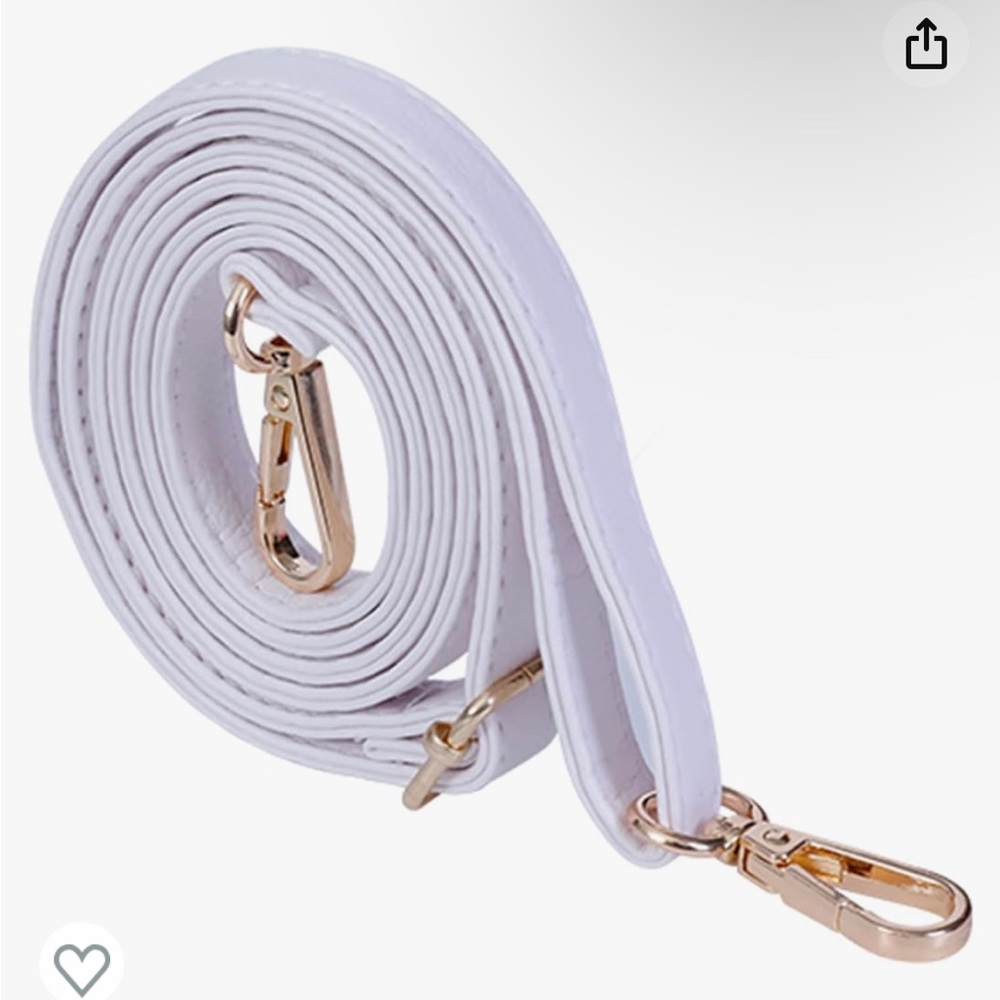 NIB Vegan leather adjustable crossbody strap